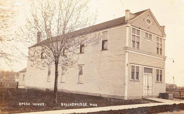 Breckenridge Opera House - 1909 Post Card From Paul (newer photo)